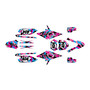 apollo rfz250 graphics kit all years invasion series magenta