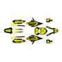 apollo rfz250 graphics kit all years rugged series yellow