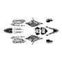 apollo rfz250 graphics kit all years twitch series white