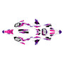 yamaha yz250f graphics kit 2019-2023 vintage series purple