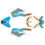 ktm duke790 graphics kit 2018-2024 razor series cyan
