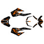 ktm duke890 graphics kit 2018-2024 twitch series orange
