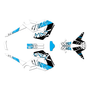 honda grom graphics kit 2013-2016 shred series cyan