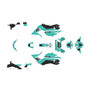 honda grom graphics kit 2017-2020 factory series teal