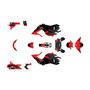honda grom graphics kit 2017-2020 hex series red-shift