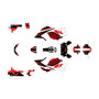 honda grom graphics kit 2017-2020 jawbreaker series red
