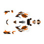 honda grom graphics kit 2017-2020 jawbreaker series orange