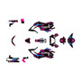 honda grom graphics kit 2017-2020 rugged series magenta
