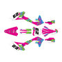 kawasaki kx450f graphics kit 2016-2018 throwback series magenta