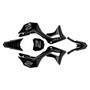 honda crf125f graphics kit 2019-2026 lightning series smoke