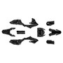 yamaha yz65 graphics kit 2018-2026 shatter series smoke