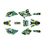 yamaha yz85 graphics kit 2019-2021 shatter series yellow