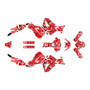 suzuki vstrom graphics kit 2023-2026 snagged series red