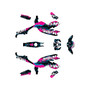 yamaha fz07 graphics kit 2025-2026 carnage series magenta