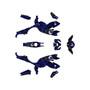yamaha fz07 graphics kit 2025-2026 core series blue