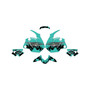 honda grom graphics kit 2021-2024 2fast series teal