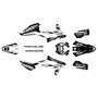beta 300rr graphics kit 2023-2024 guard series white