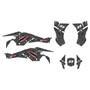 canam ds450 graphics kit 2008-2015 predator series smoke