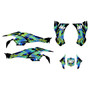 canam ds450 graphics kit 2008-2015 retro series blue