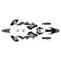 beta rr50 graphics kit 2011-2020 orange-crew series white