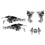 canam ds450 graphics kit 2008-2015 revolt series white