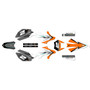 beta rr50 graphics kit 2011-2020 razor series orange