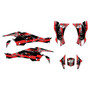 canam ds450 graphics kit 2008-2015 swift series red