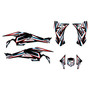 canam ds450 graphics kit 2008-2015 vision series red