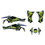 canam ds450 graphics kit 2008-2015 vision series yellow