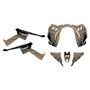 canam ds70 graphics kit 2008-2022 fracture series tan