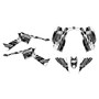 canam ds90 graphics kit 2008-2022 future series white