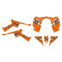 canam ds70 graphics kit 2008-2022 predator series orange