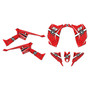 canam ds90 graphics kit 2008-2022 predator series red