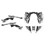canam ds90 graphics kit 2008-2022 shred series white