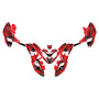 polaris outlaw90 graphics kit 2002-2026 klutch series red