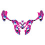 polaris outlaw90 graphics kit 2002-2026 klutch series magenta