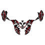 polaris outlaw90 graphics kit 2002-2026 prime series red