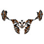 polaris outlaw90 graphics kit 2002-2026 prime series orange