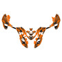 polaris outlaw110 graphics kit 2002-2026 klutch series orange