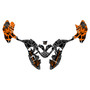 polaris outlaw110 graphics kit 2002-2026 revolt series orange