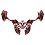 polaris outlaw90 graphics kit 2002-2026 swift series red