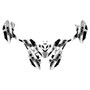 polaris outlaw90 graphics kit 2002-2026 swift series white