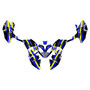 polaris outlaw110 graphics kit 2002-2026 swift series yellow