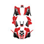 polaris scrambler850 graphics kit 2013-2026 fracture series red