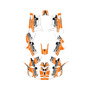 polaris scrambler850 graphics kit 2013-2026 future series orange