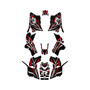 polaris scrambler850 graphics kit 2013-2026 prime series red