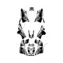 polaris scrambler850 graphics kit 2013-2026 shred series white