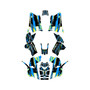polaris scrambler850 graphics kit 2013-2026 swift series cyan