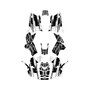 polaris scrambler850 graphics kit 2013-2026 swift series white