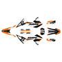 yamaha wr250r graphics kit 2008-2021 evader series orange